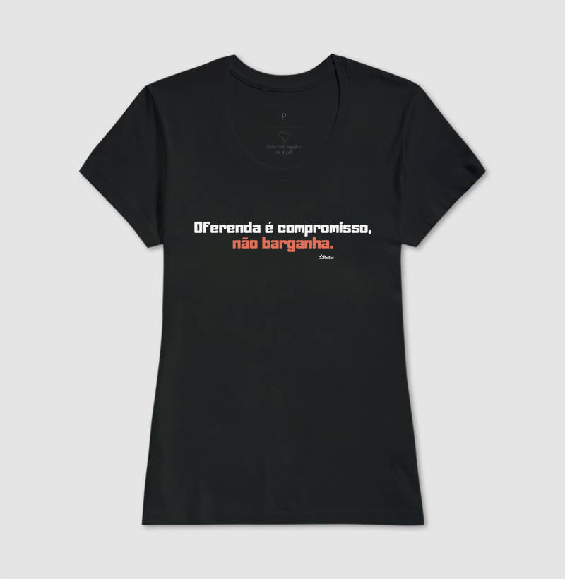 OFERENDA É COMPROMISSO