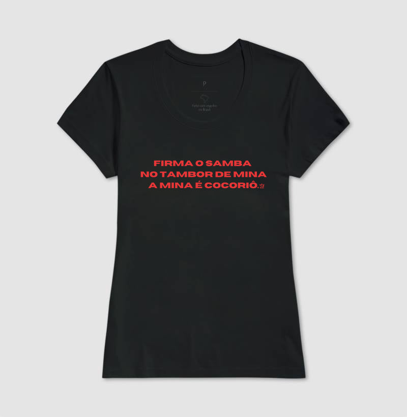 Firma o samba no Tambor de Mina A Mina é Cocoriô.