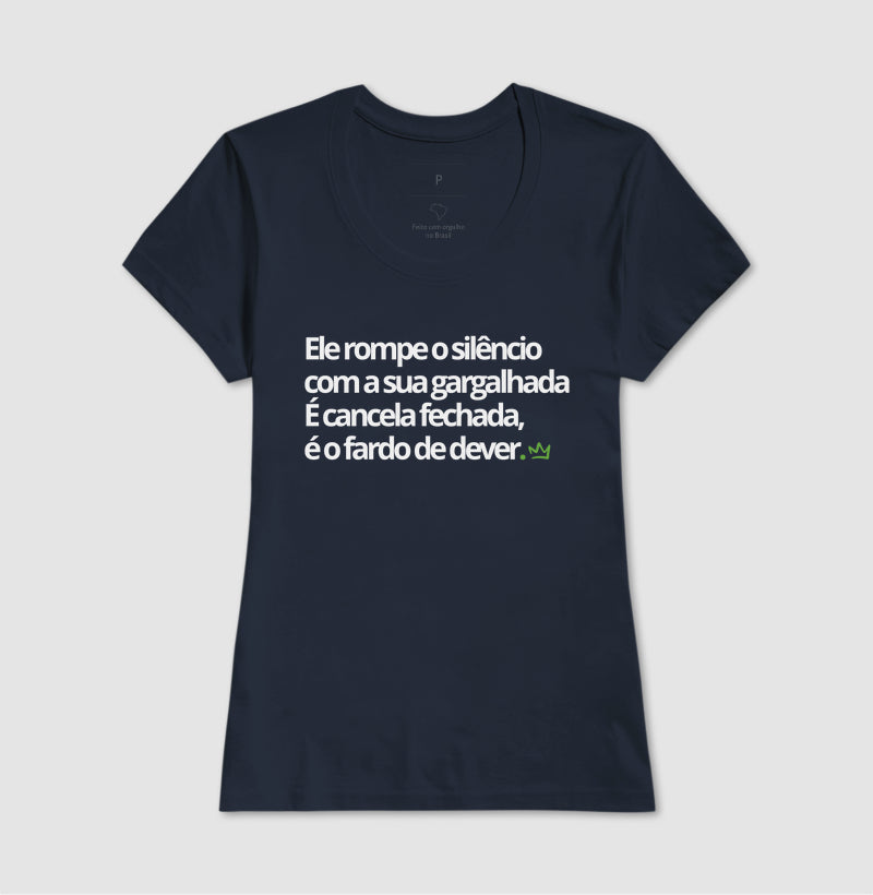 ELE ROMPE O SILENCIO COM A SUA GARGALHADA