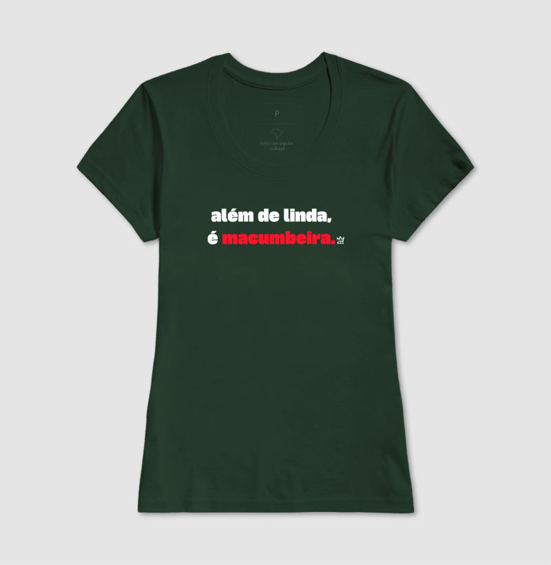 ALEM DE LINDA É MACUMBEIRA