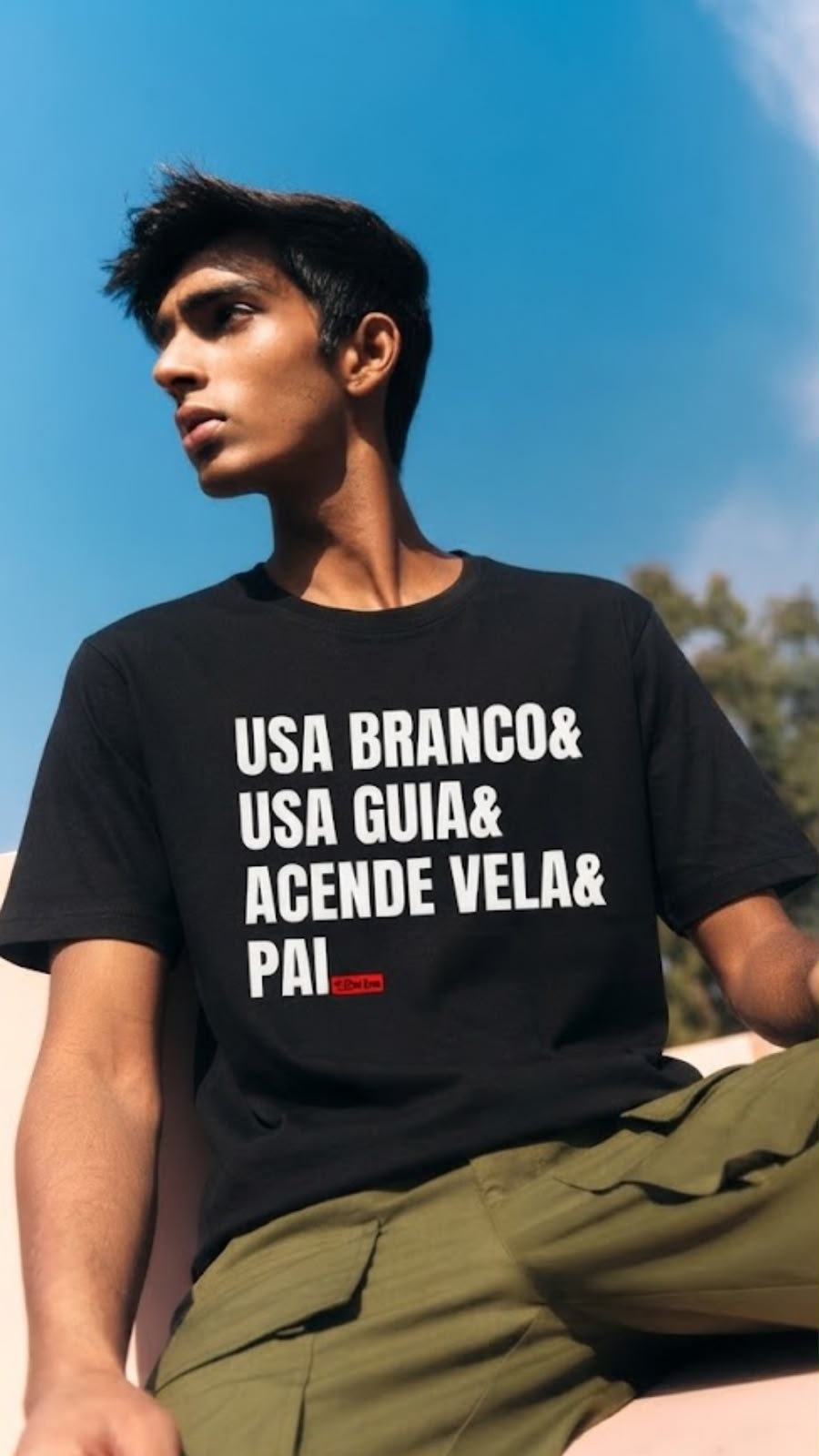 USA BRANCO, USA GUIA, ACENDE VELA, PAI