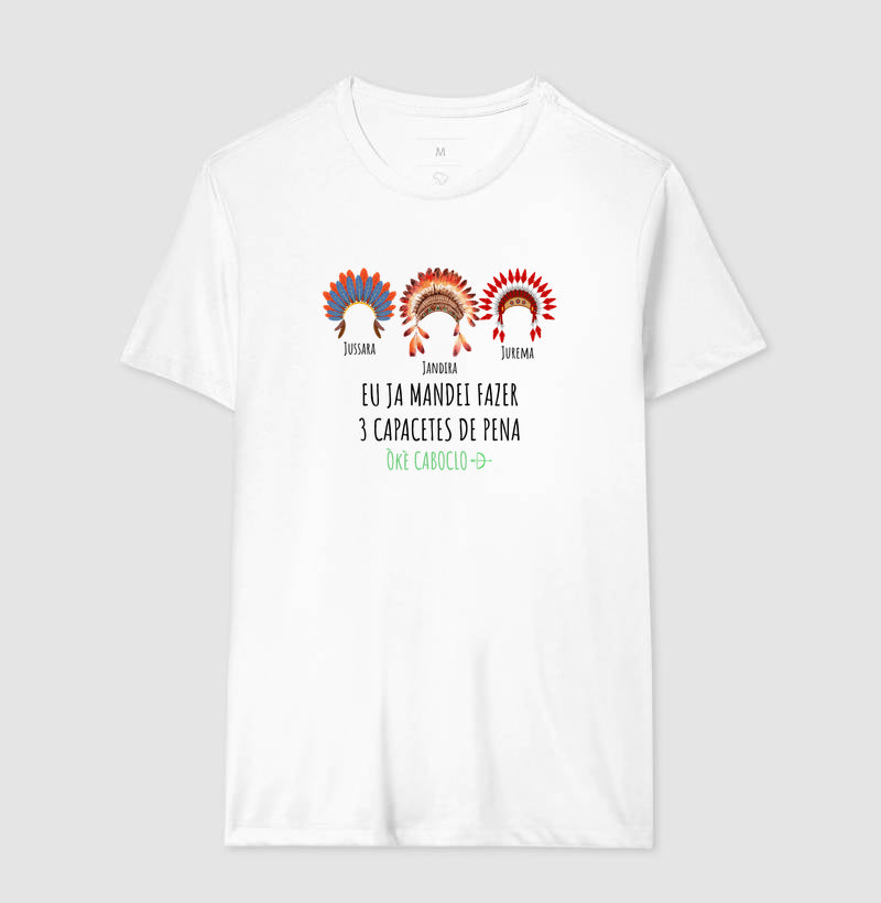 EU JA MANDEI FAZER 3 CAPACETES DE PENA