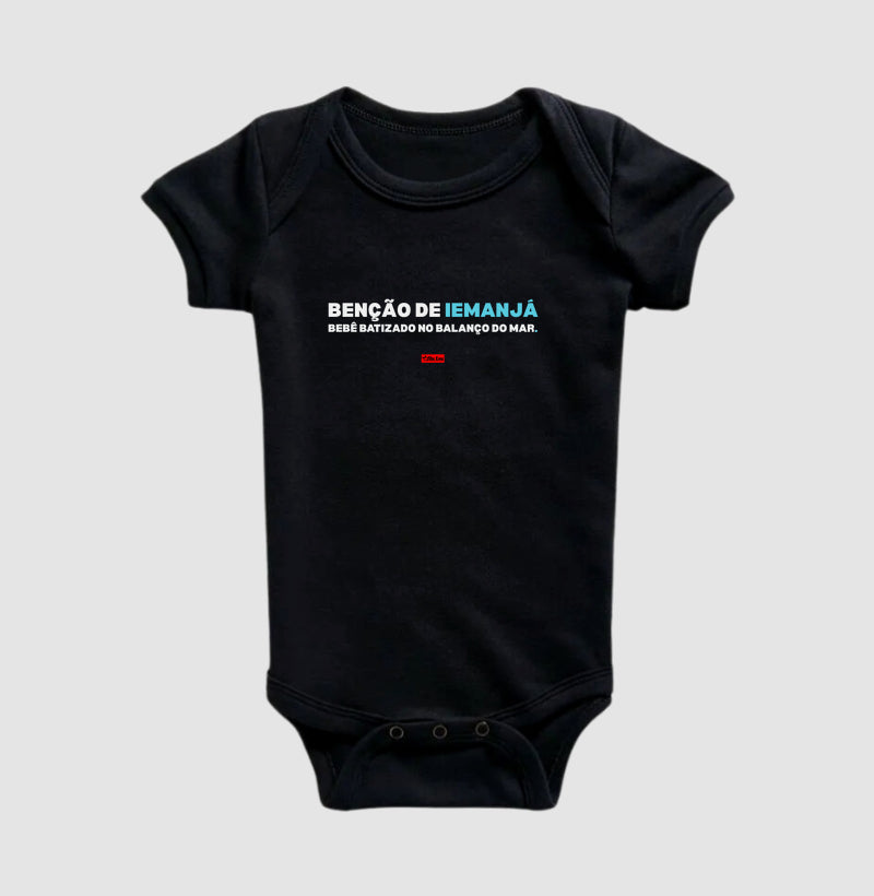 BENCAO DE IEMANJA, BEBE BATIZADO NO BALANCO DO MAR
