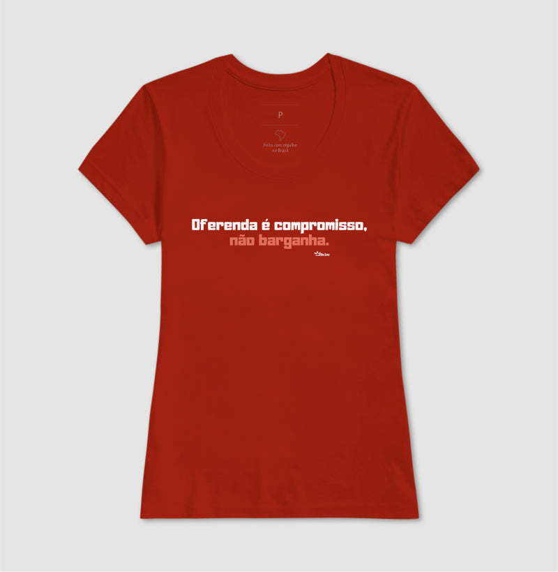 OFERENDA É COMPROMISSO