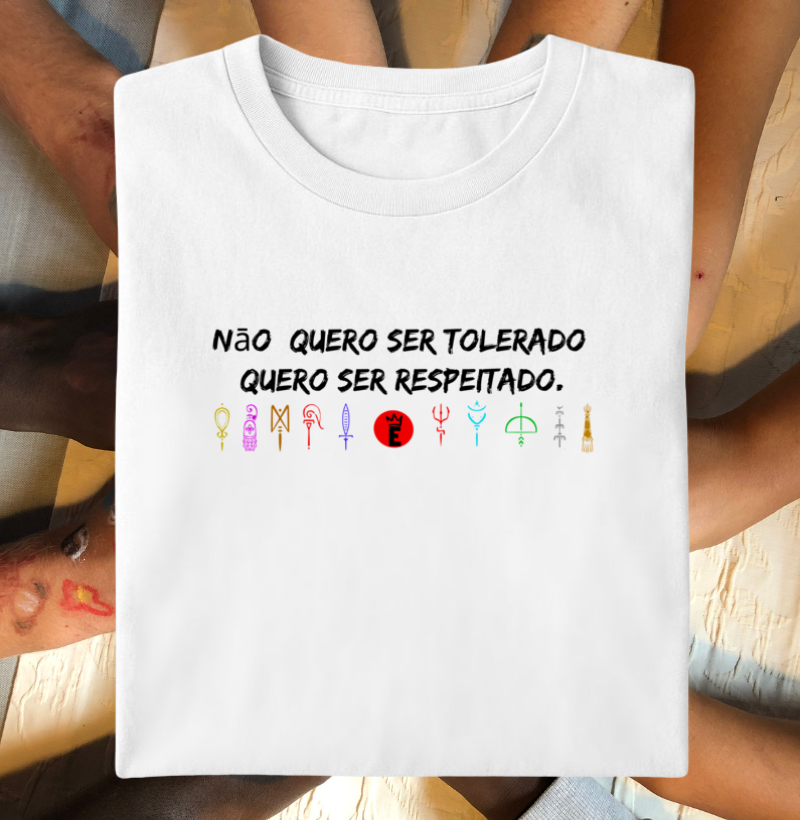 NAO QUERO SER TOLERADO QUERO SER RESPEITADO