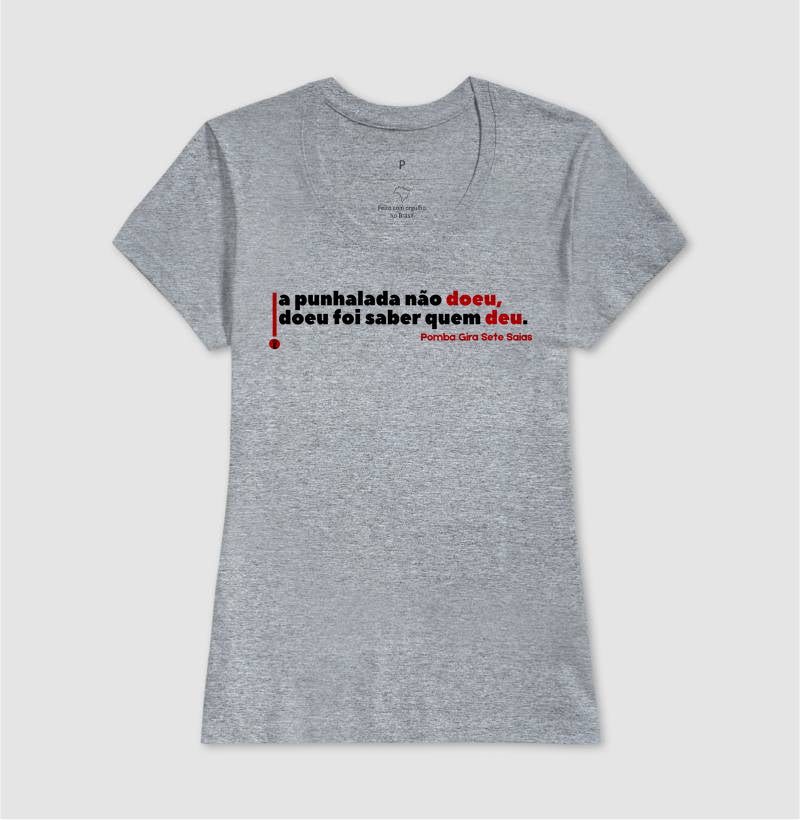 A PUNHALADA NAO DOEU, DOEU FOI SABER QUEM DEU