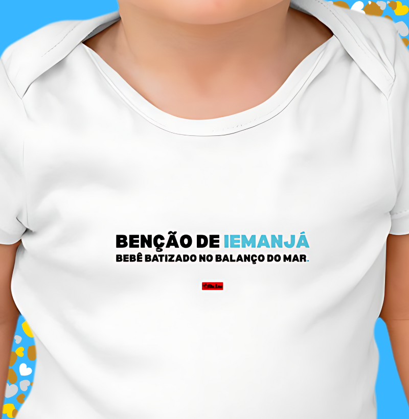 BENCAO DE IEMANJA, BEBE BATIZADO NO BALANCO DO MAR