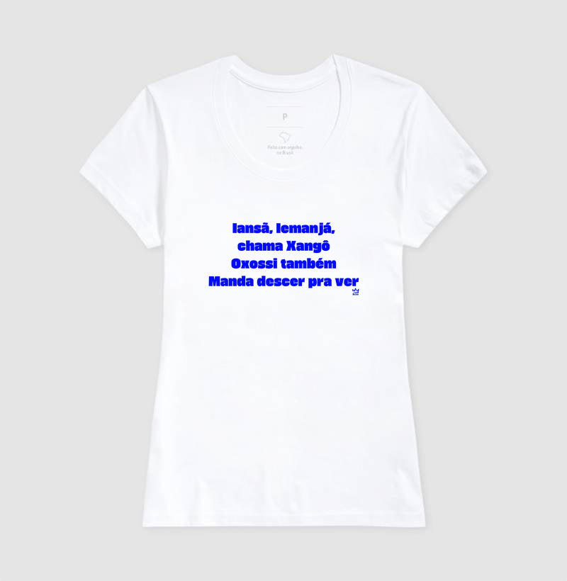 Iansã, Iemanjá, chama Xangô Oxossi também Manda descer pra ver