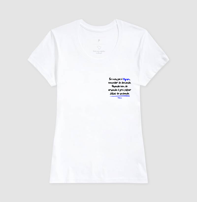 Se meu pai é Ogum, vencedor de demanda. Quando vem de aruanda é pra salvar filhos de umbanda.