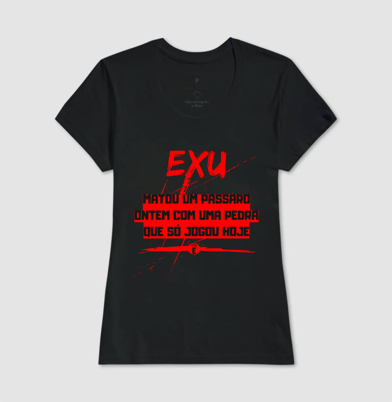 Exu matou um pássaro ontem com uma pedra que só jogou hoje