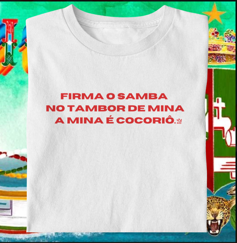 Firma o samba  no Tambor de Mina A Mina é Cocoriô.