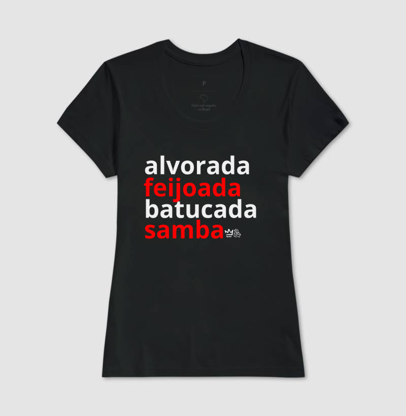 ALVORADA, FEIJOADA, BATUCADA, SAMBA
