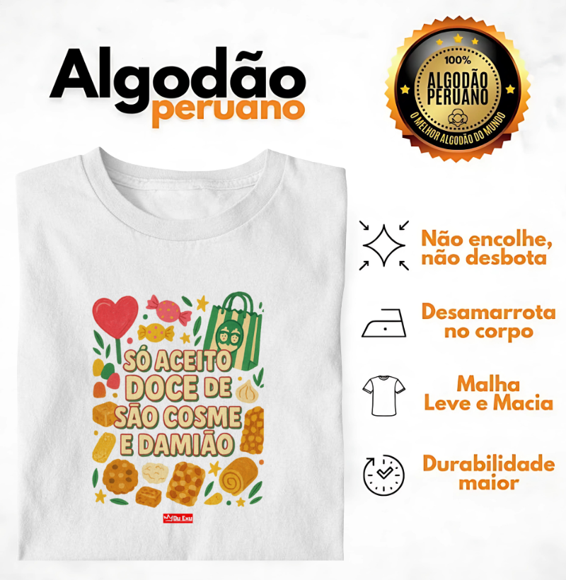 Só aceito doce de São Cosme e Damião