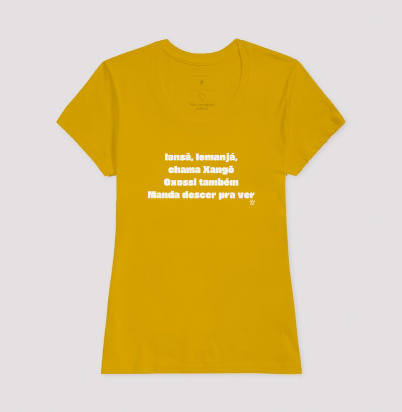 Iansã, Iemanjá, chama Xangô Oxossi também Manda descer pra ver