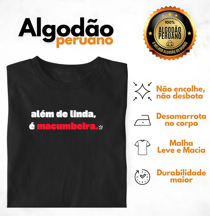 ALEM DE LINDA É MACUMBEIRA