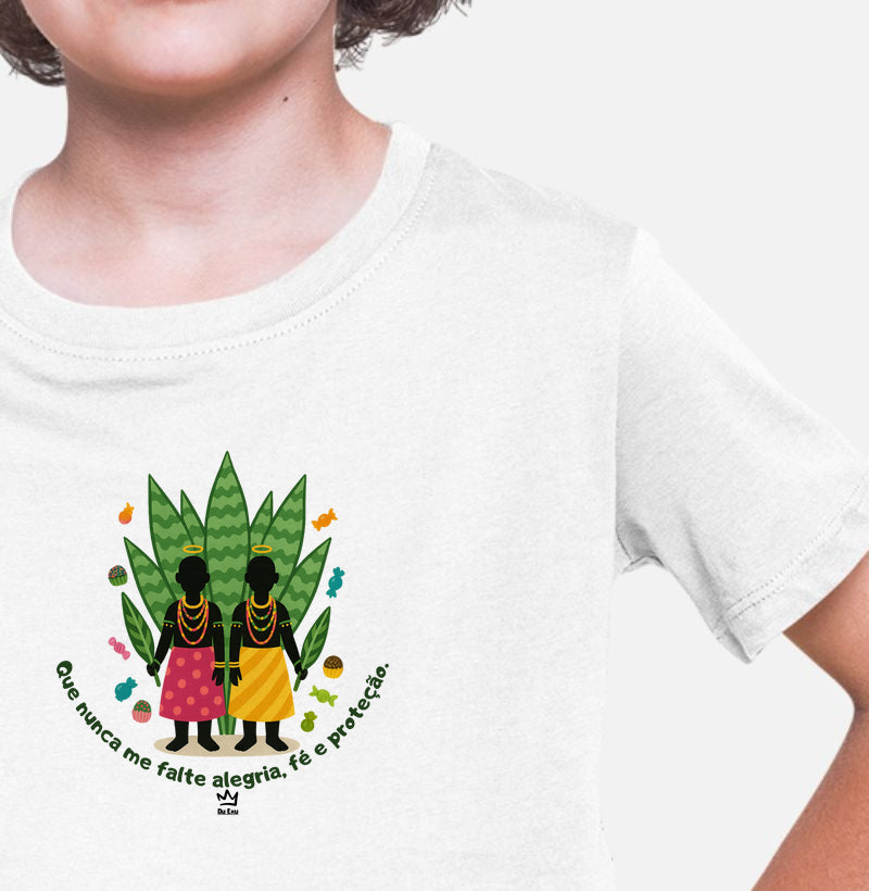 Que nunca me falte alegria, fé e proteção