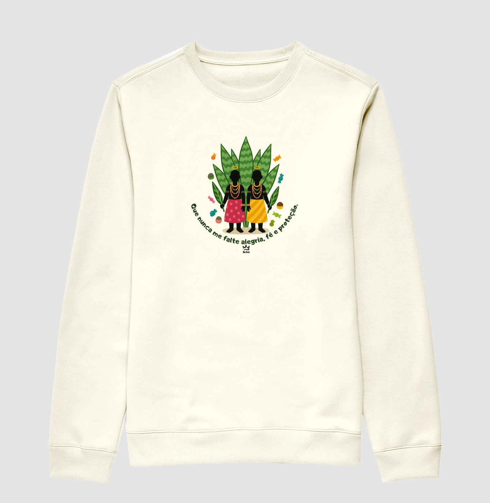 Que nunca me falte alegria, fé e proteção