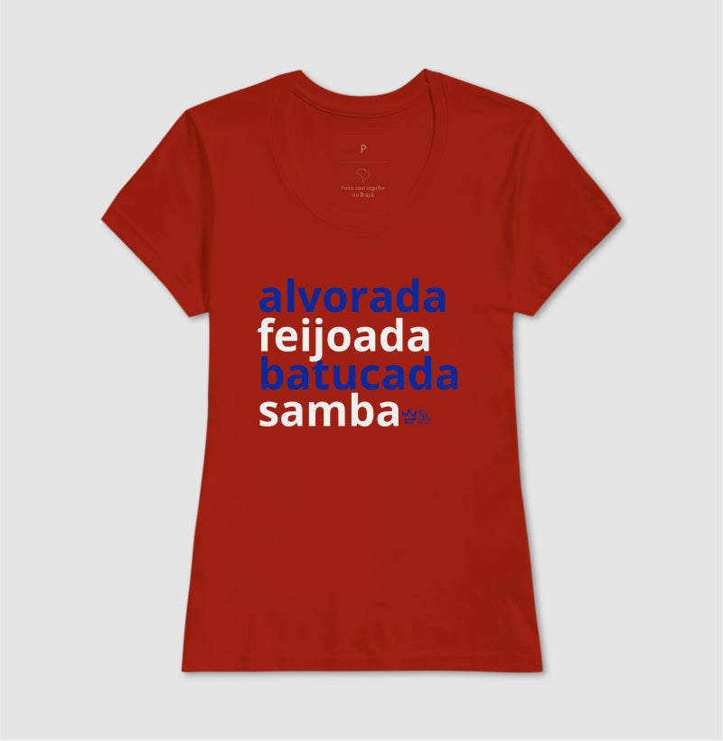 ALVORADA, FEIJOADA, BATUCADA, SAMBA
