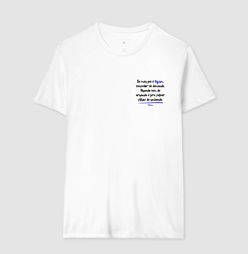 Se meu pai é Ogum, vencedor de demanda. Quando vem de aruanda é pra salvar filhos de umbanda.