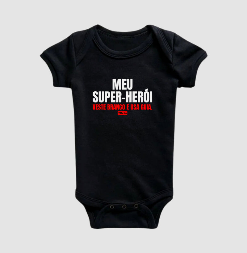 MEU SUPER-HERÓI USA BRANCO E GUIA