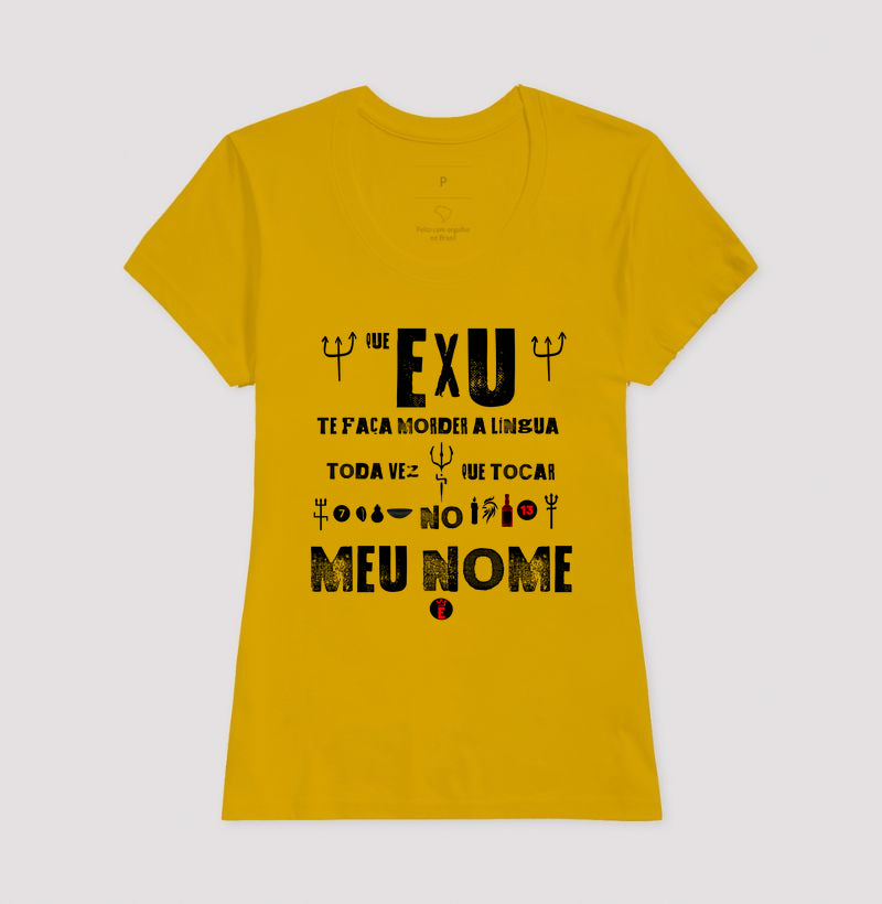 Que EXU te faça morder a língua  toda vez que tocar no meu nome 2