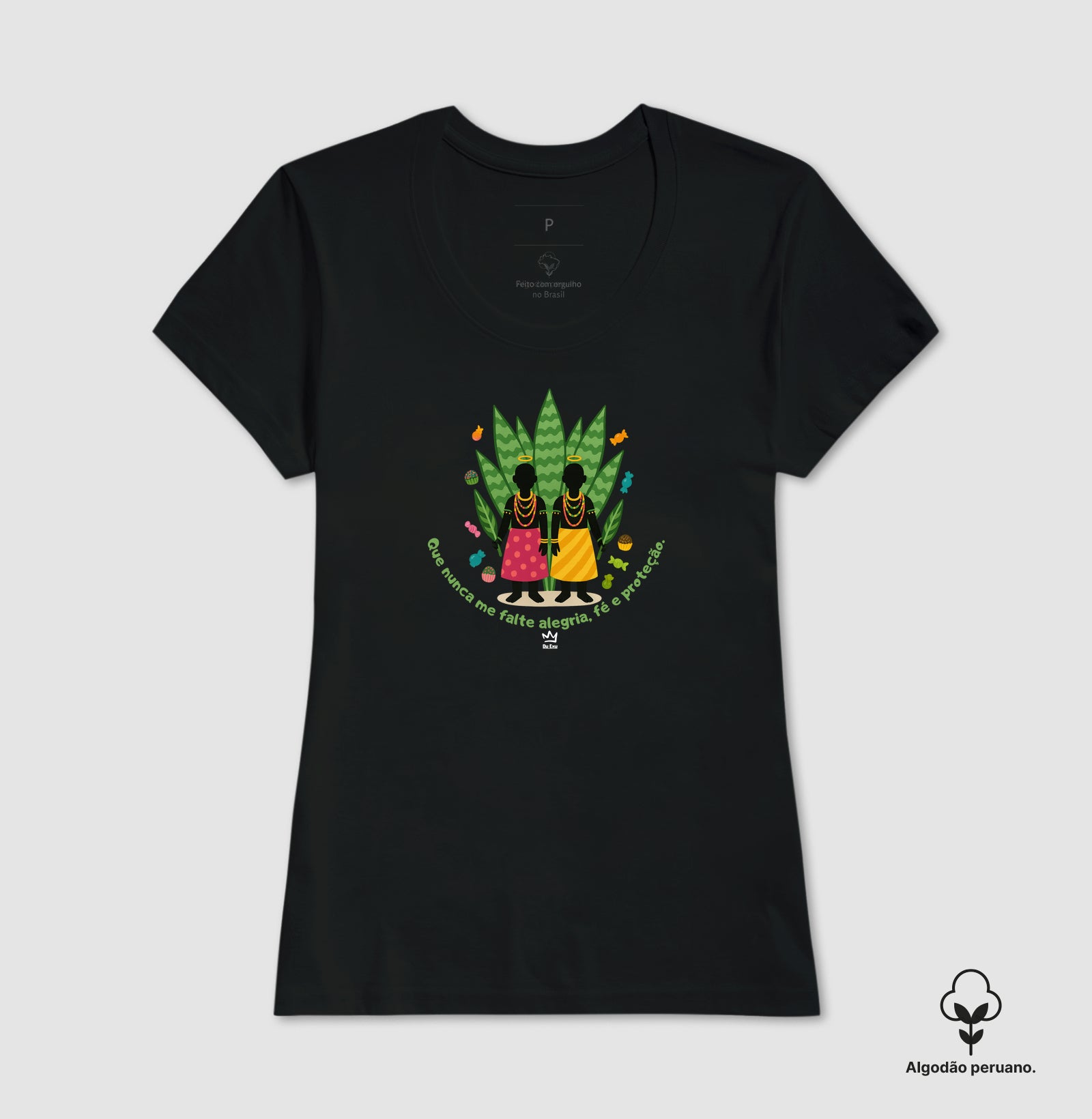 Que nunca me falte alegria, fé e proteção