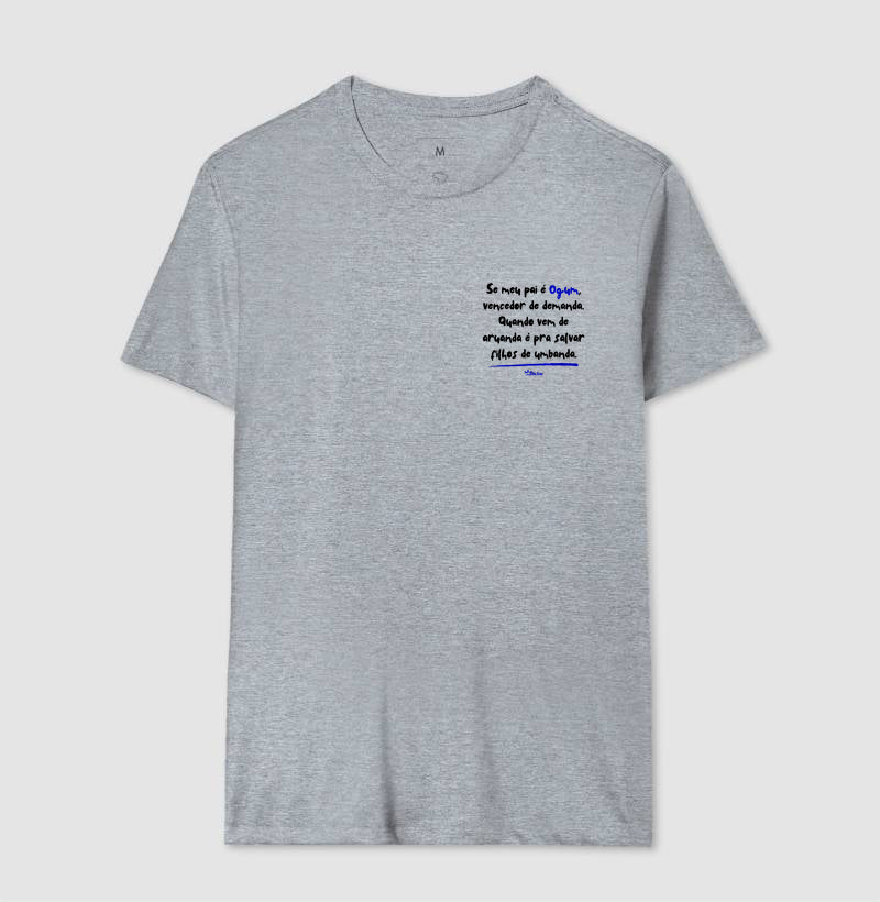 Se meu pai é Ogum, vencedor de demanda. Quando vem de aruanda é pra salvar filhos de umbanda.