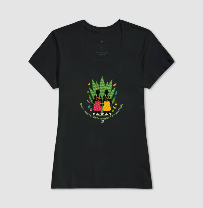 Que nunca me falte alegria, fé e proteção