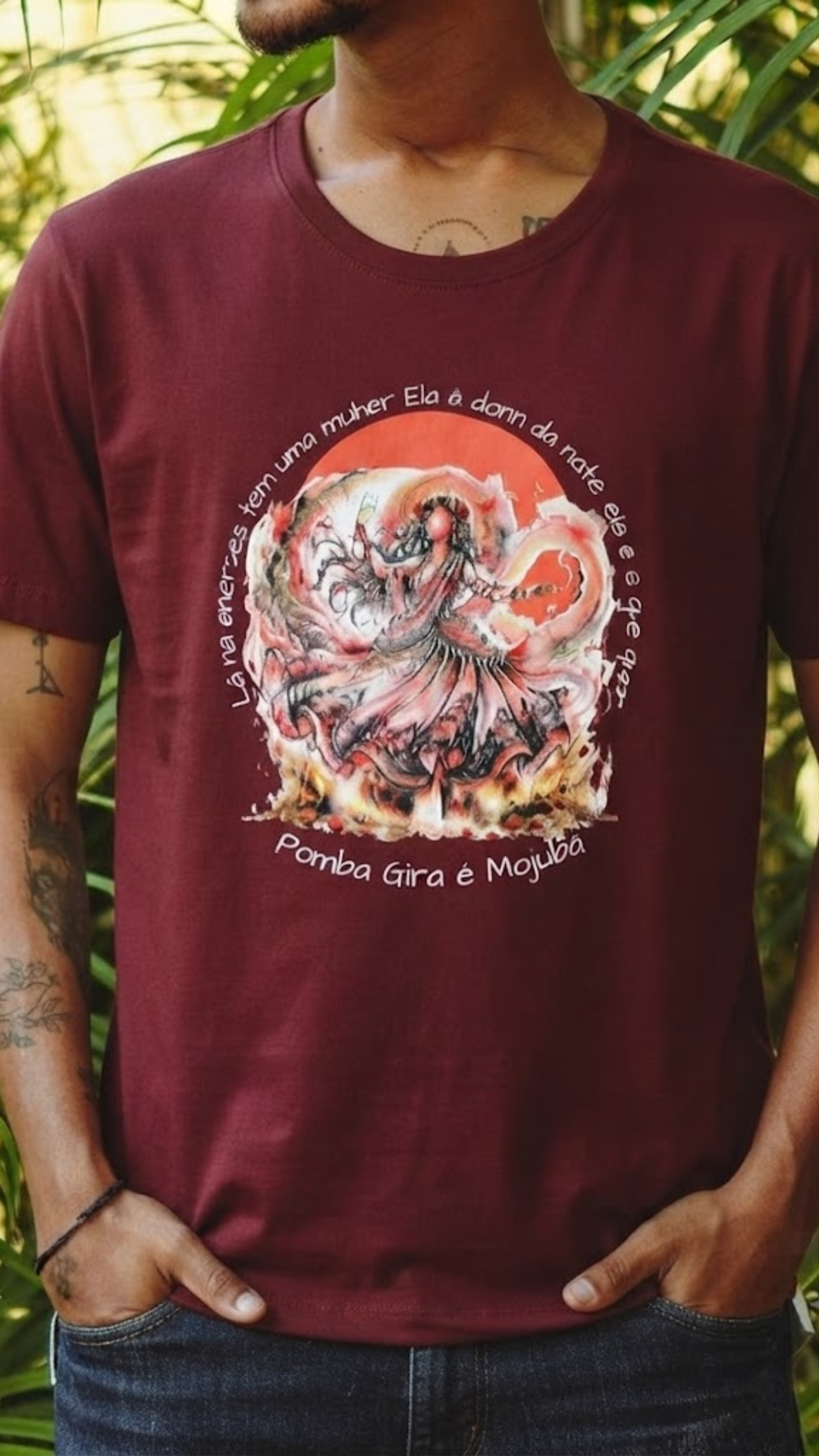 POMBA GIRA AQUARELA