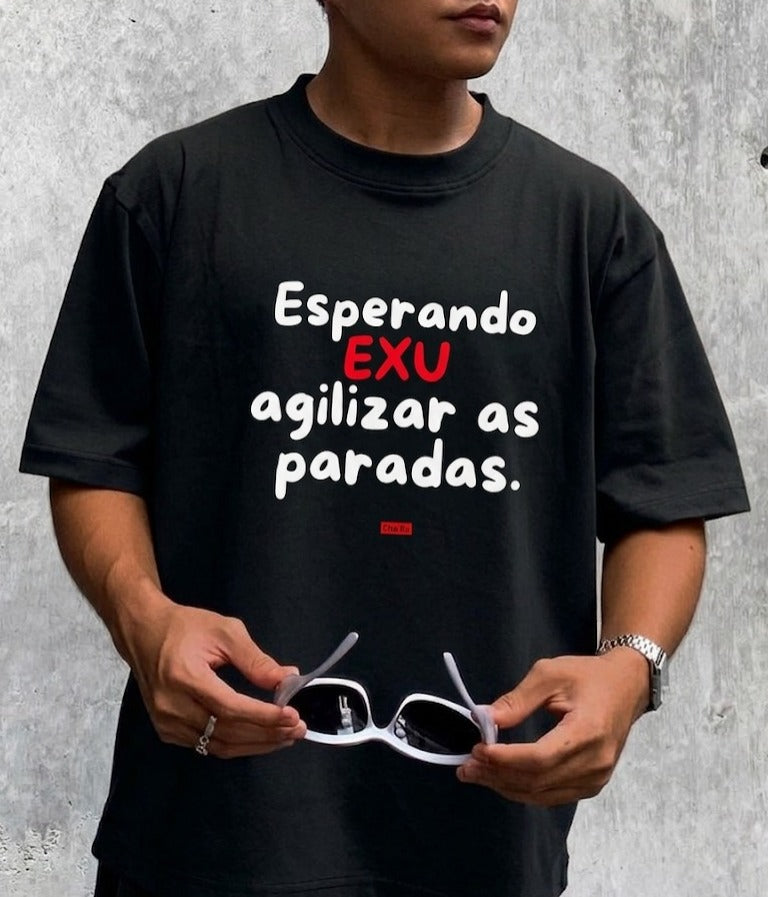 ESPERANDO EXU AGILIZAR AS PARADAS