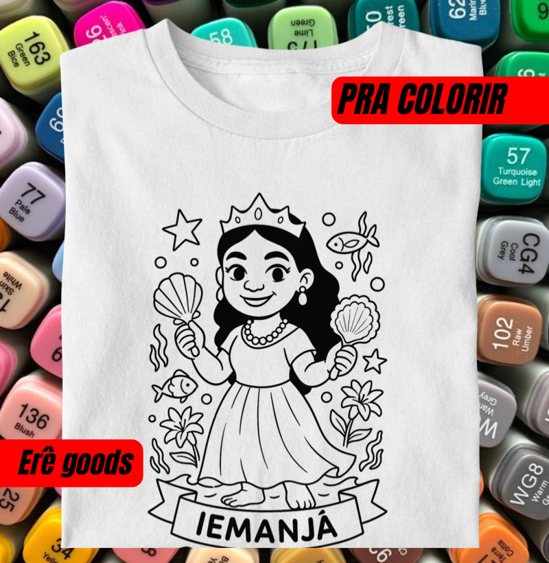 IEMANJA PRA COLORIR