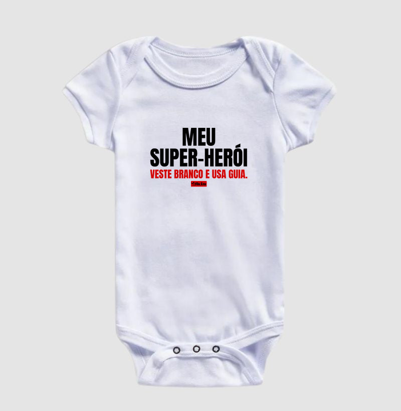 MEU SUPER-HERÓI USA BRANCO E GUIA
