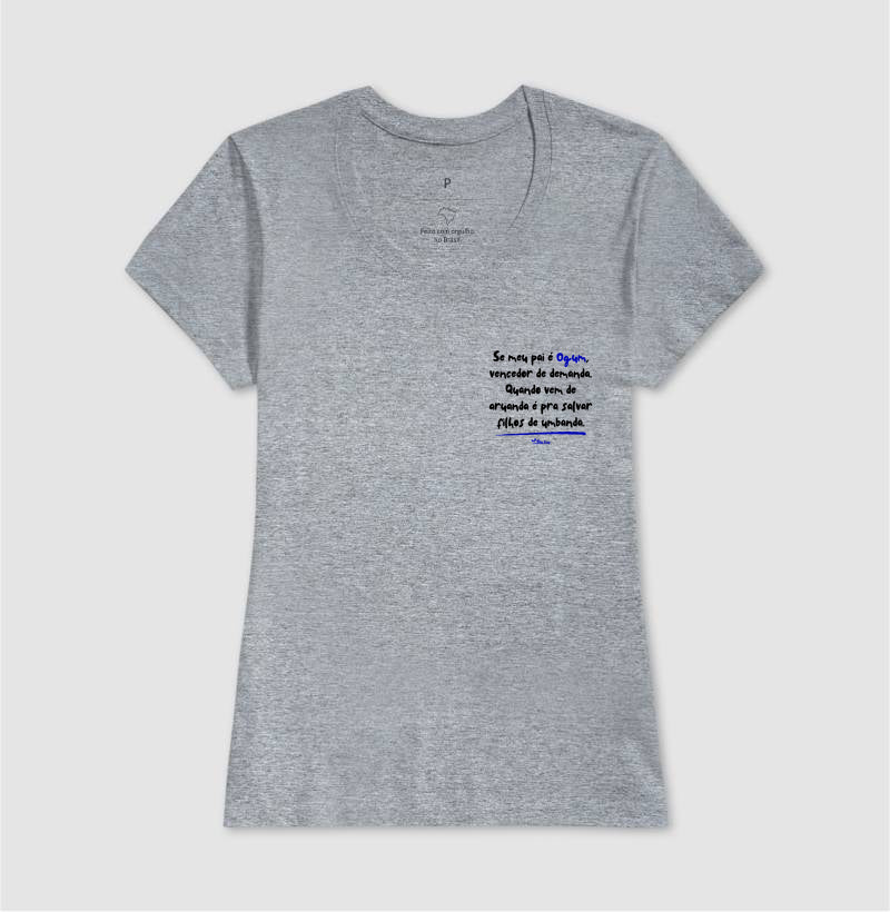 Se meu pai é Ogum, vencedor de demanda. Quando vem de aruanda é pra salvar filhos de umbanda.