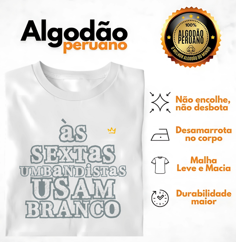 Sexta umbandistas usam branco