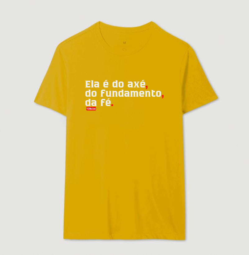 ELA É DO AXÉ, DO FUNDAMENTO, DA FÉ